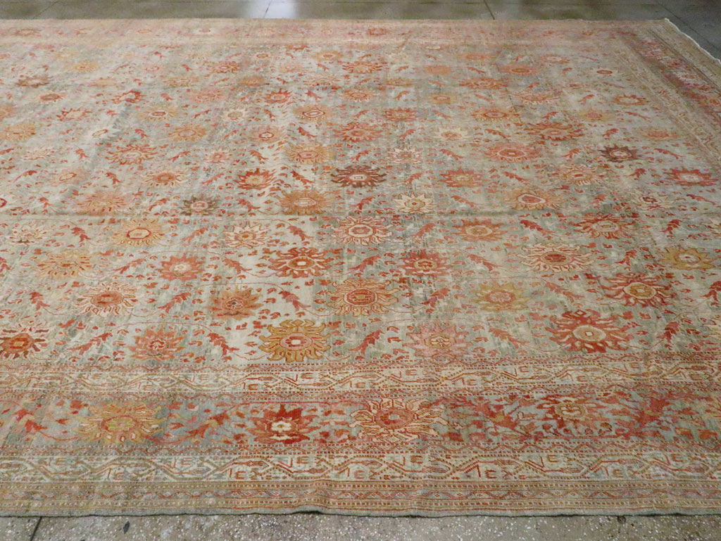 Antique Persian Mahal Carpet, No.23288 - Gsblank