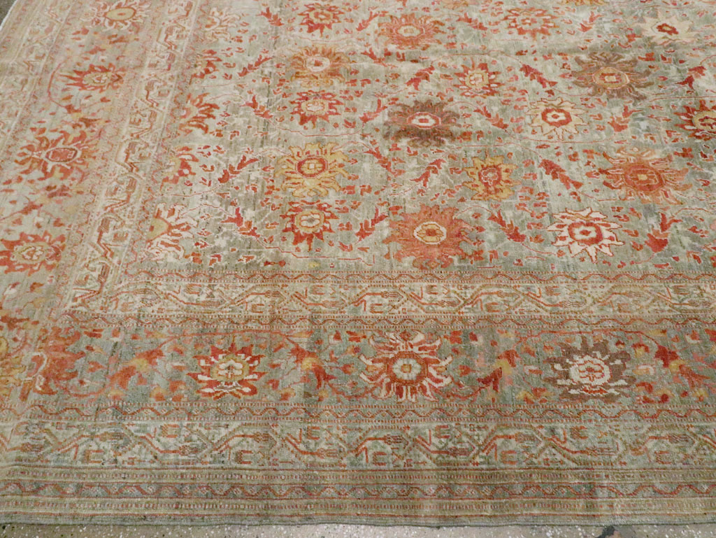 Antique Persian Mahal Carpet, No.23288 - Gsblank