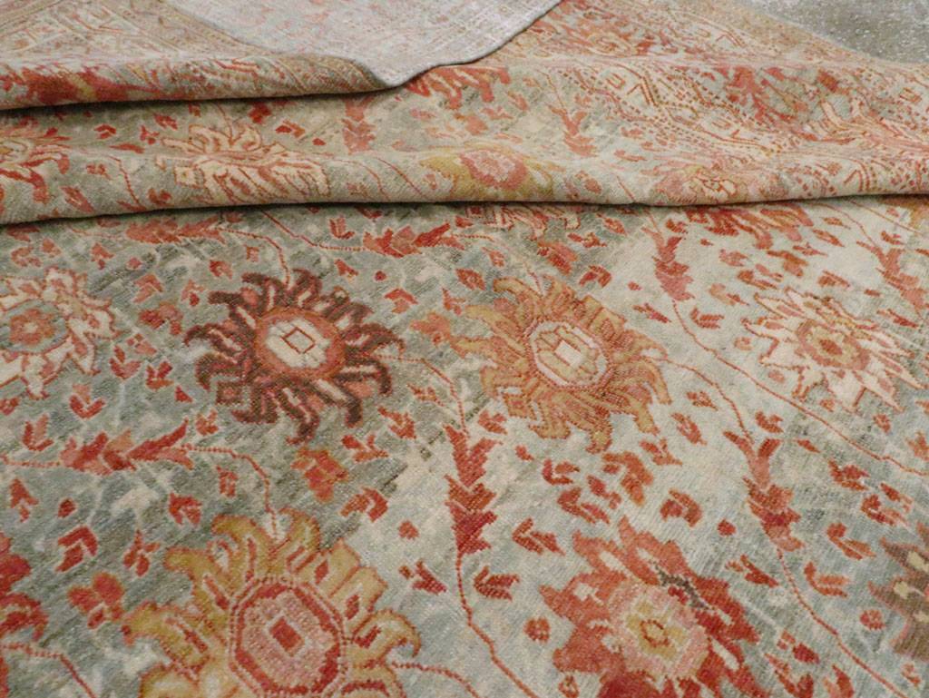 Antique Persian Mahal Carpet, No.23288 - Gsblank