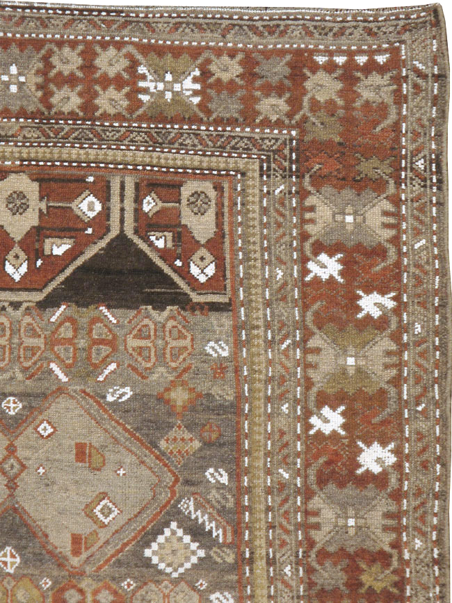 Antique Persian Kurdish Rug, No.23289 - Gsblank