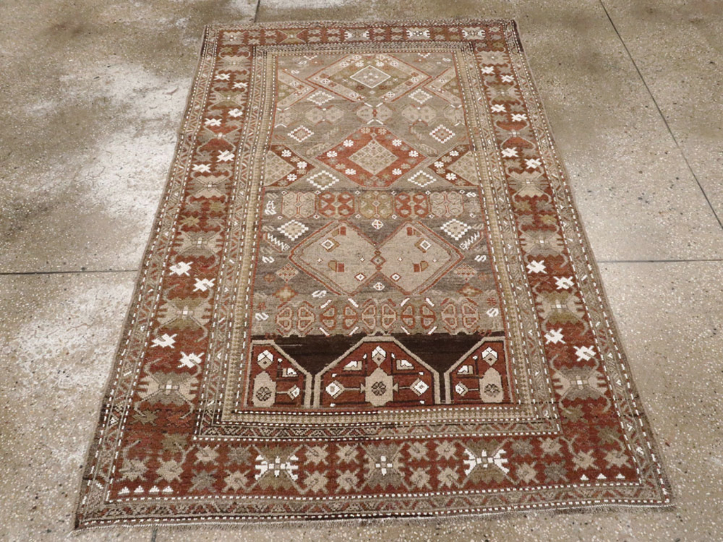 Antique Persian Kurdish Rug, No.23289 - Gsblank
