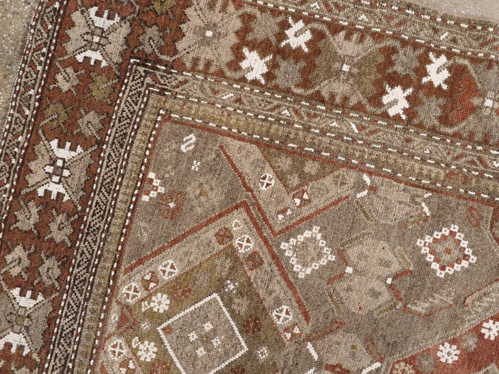 Antique Persian Kurdish Rug, No.23289 - Gsblank