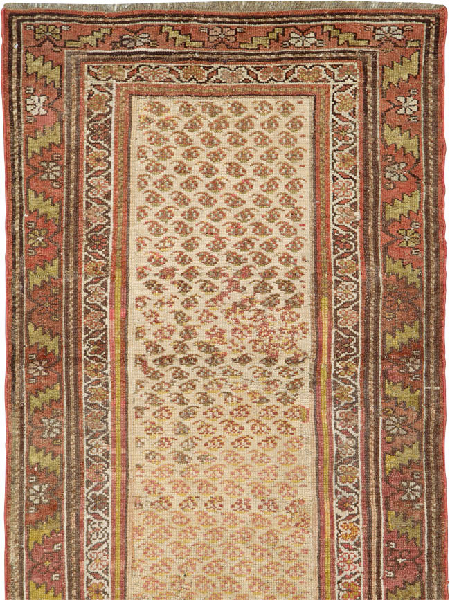 Antique Persian Kurdish Runner, No.23290 - Gsblank