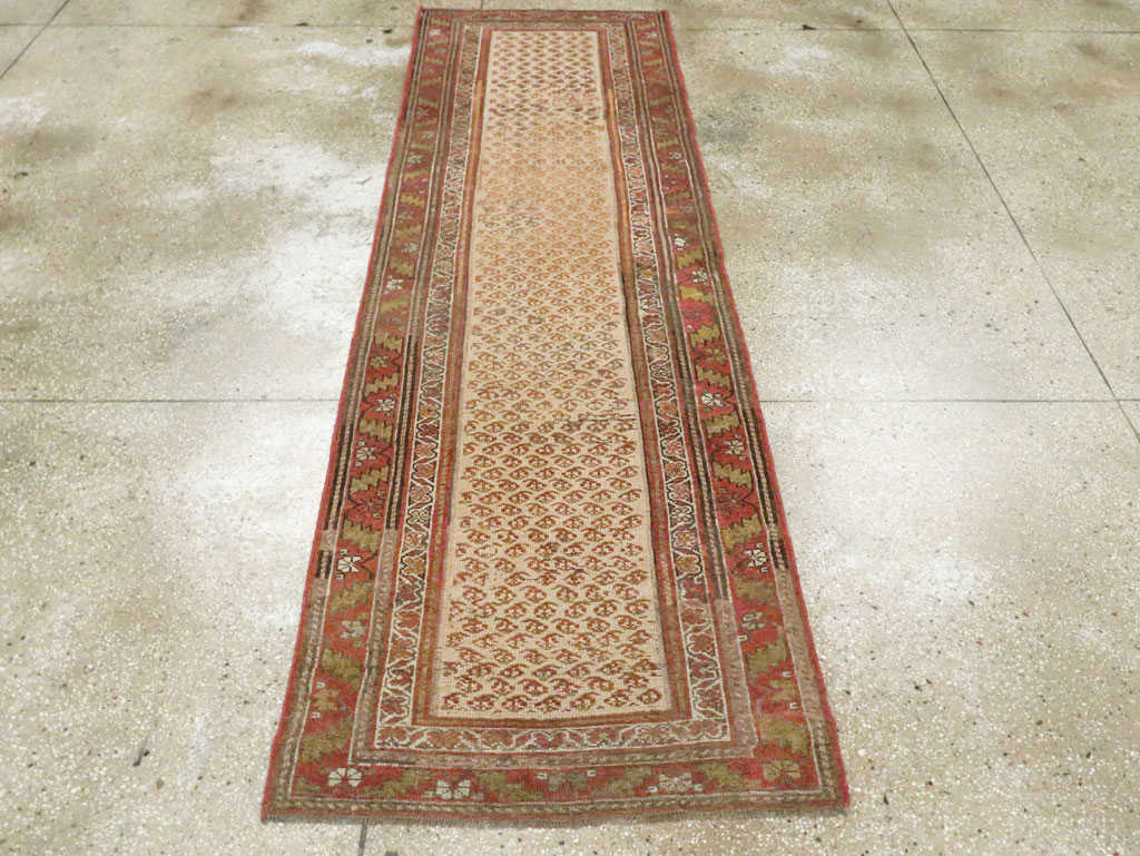 Antique Persian Kurdish Runner, No.23290 - Gsblank