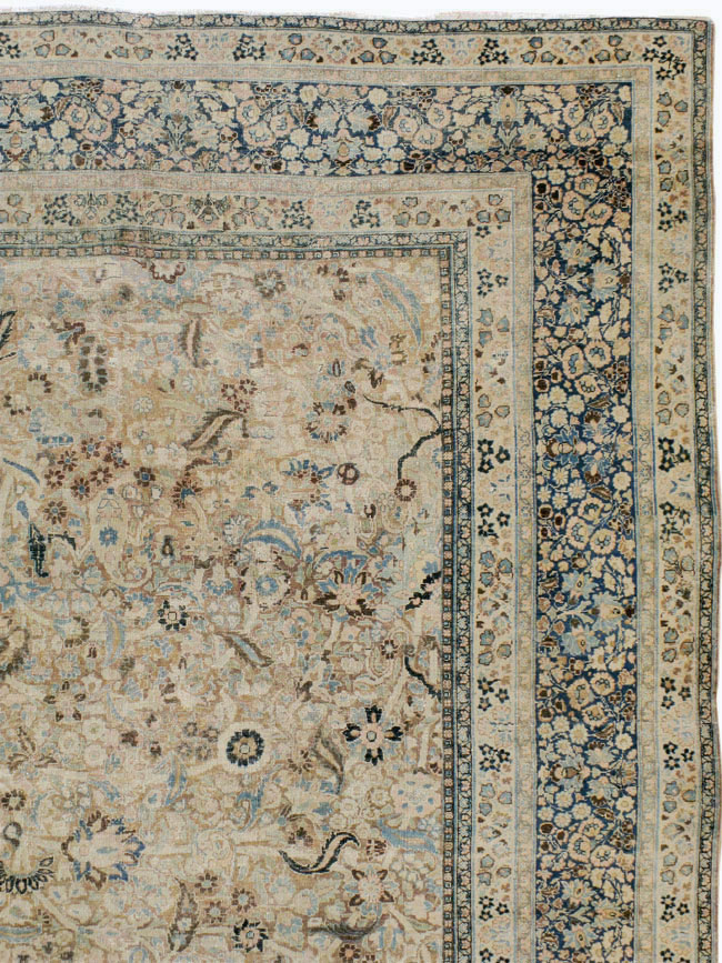 Antique Persian Mashad Carpet, No.23292 - Gsblank