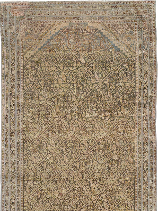 Antique Persian Malayer Runner, No.23303 - Gsblank