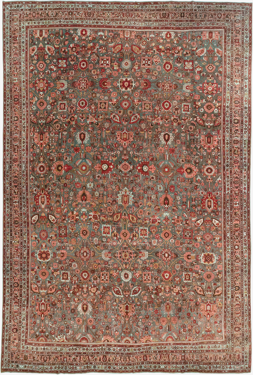 Antique Persian Bidjar Oversize Carpet, No.23304 - Gsblank