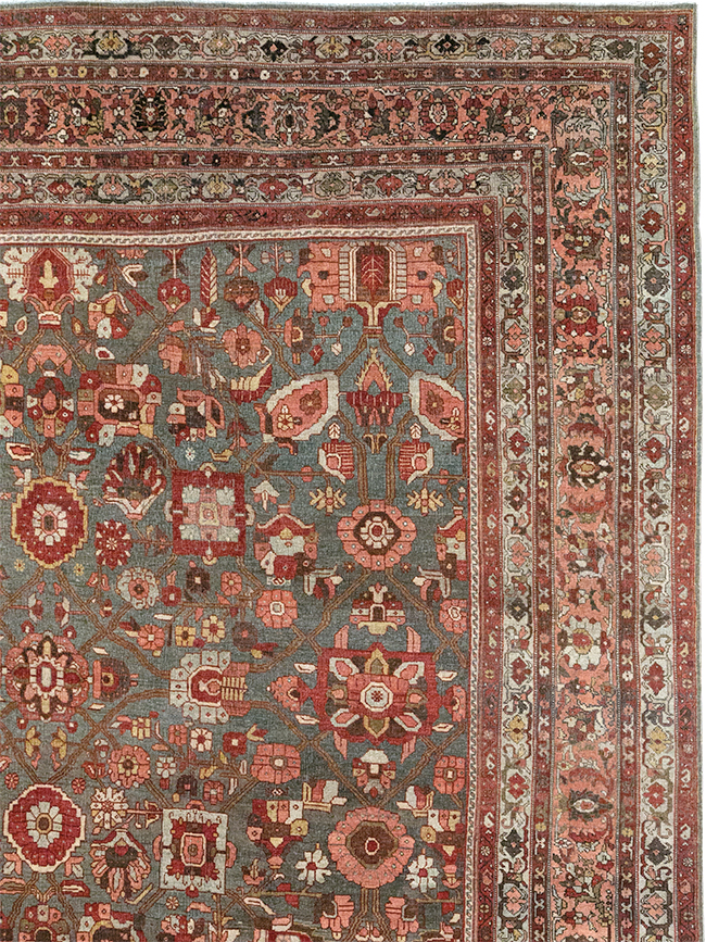 Antique Persian Bidjar Oversize Carpet, No.23304 - Gsblank