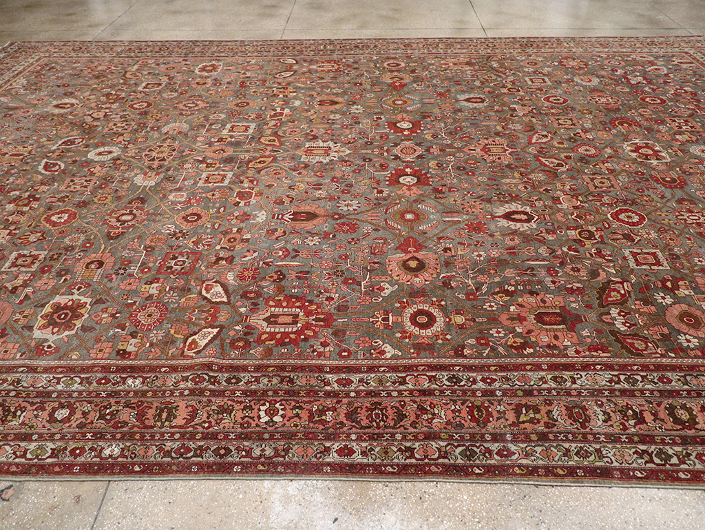 Antique Persian Bidjar Oversize Carpet, No.23304 - Gsblank