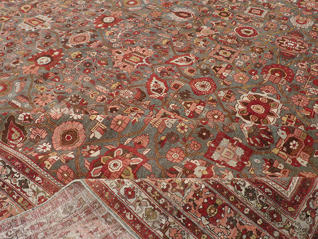 Antique Persian Bidjar Oversize Carpet, No.23304 - Gsblank