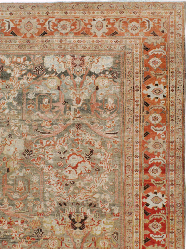 Antique Persian Mahal Carpet, No.23307 - Gsblank