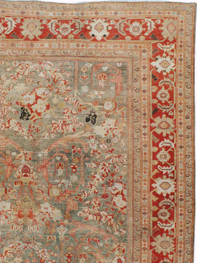 Antique Persian Mahal Carpet, No.23307 - Gsblank