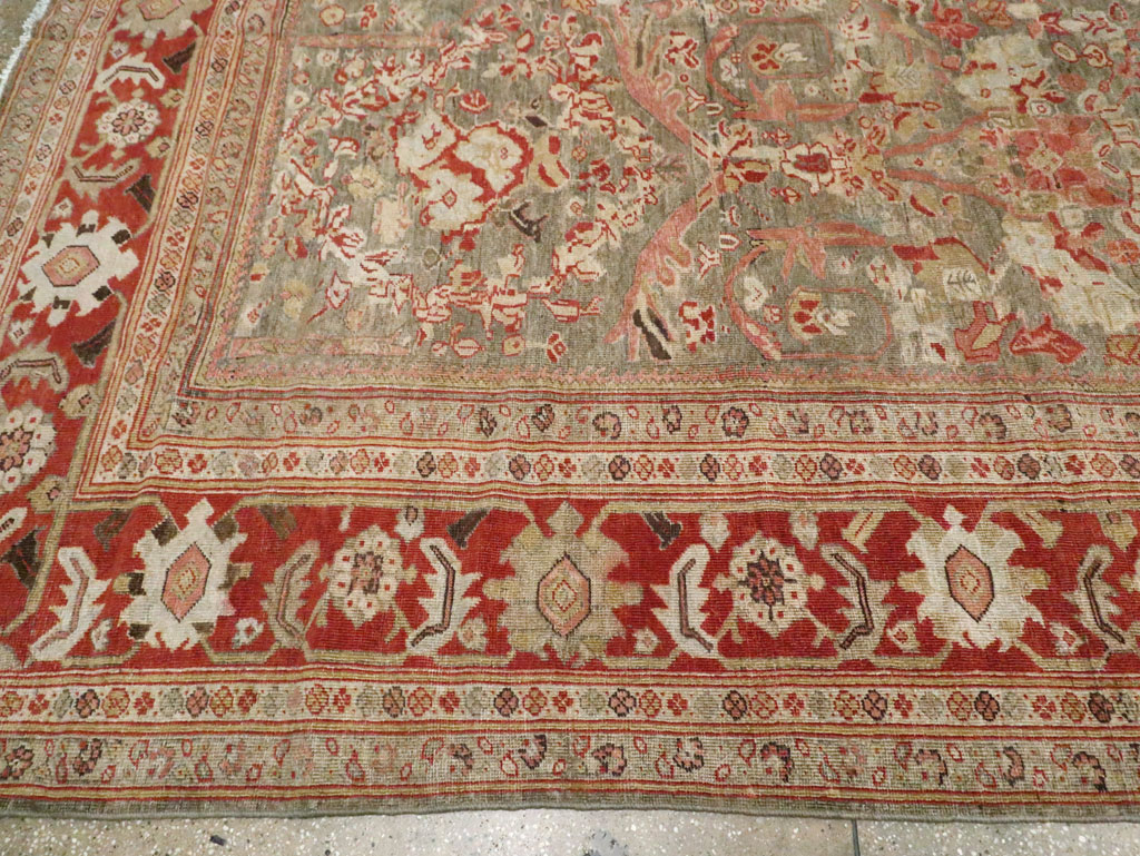 Antique Persian Mahal Carpet, No.23307 - Gsblank