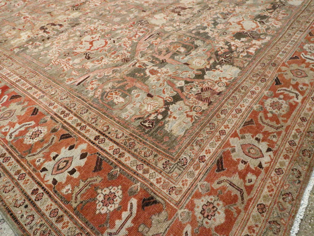 Antique Persian Mahal Carpet, No.23307 - Gsblank