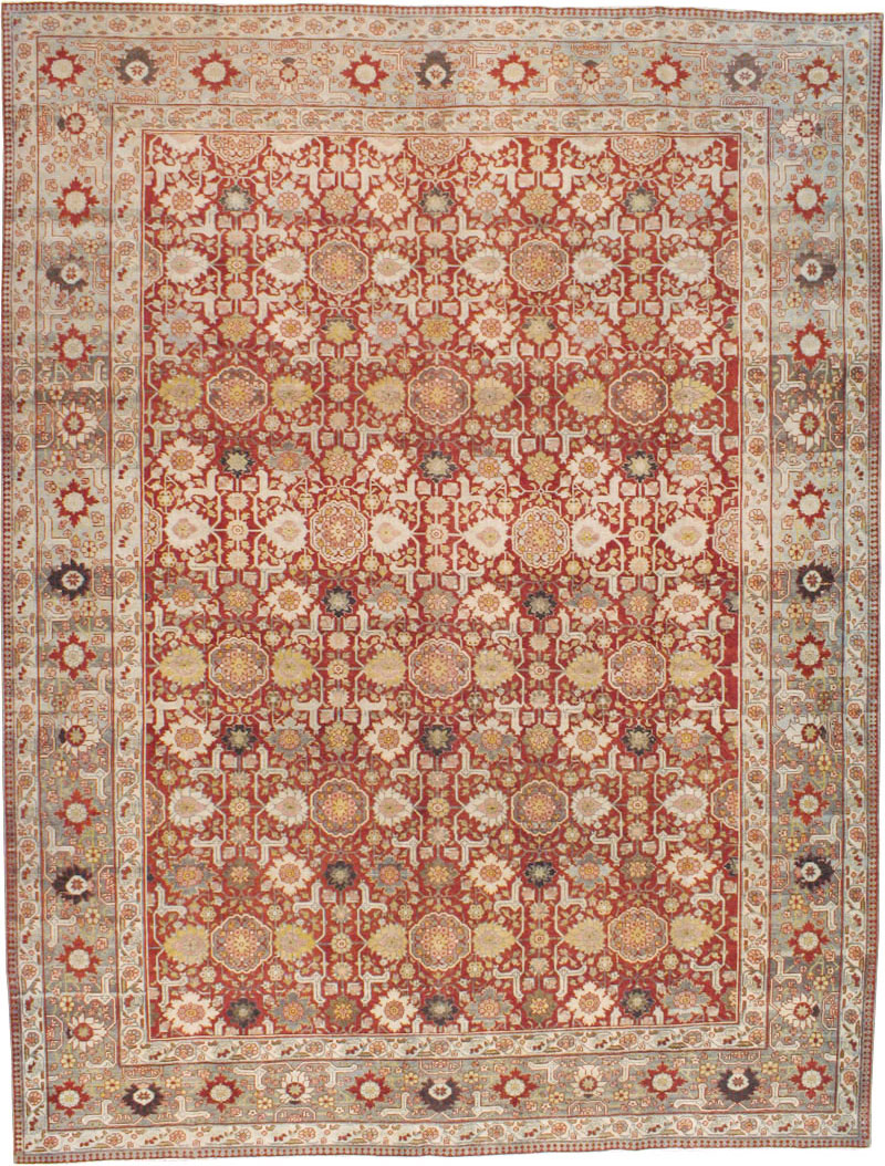 Vintage Persian Tabriz Carpet, No.23309 - Gsblank