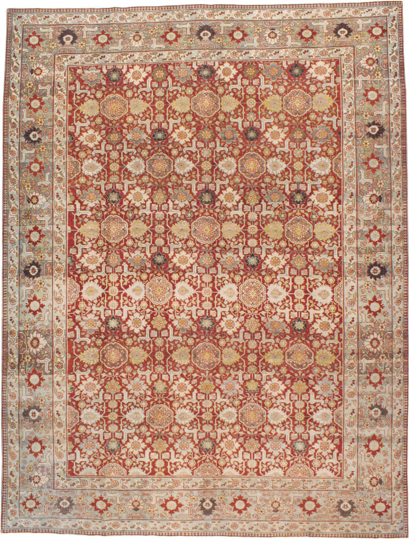 Vintage Persian Tabriz Carpet, No.23309 - Gsblank