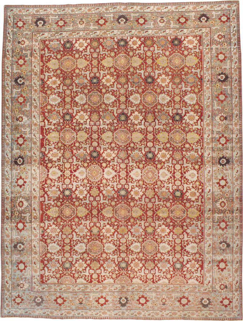Vintage Persian Tabriz Carpet, No.23309 - Gsblank