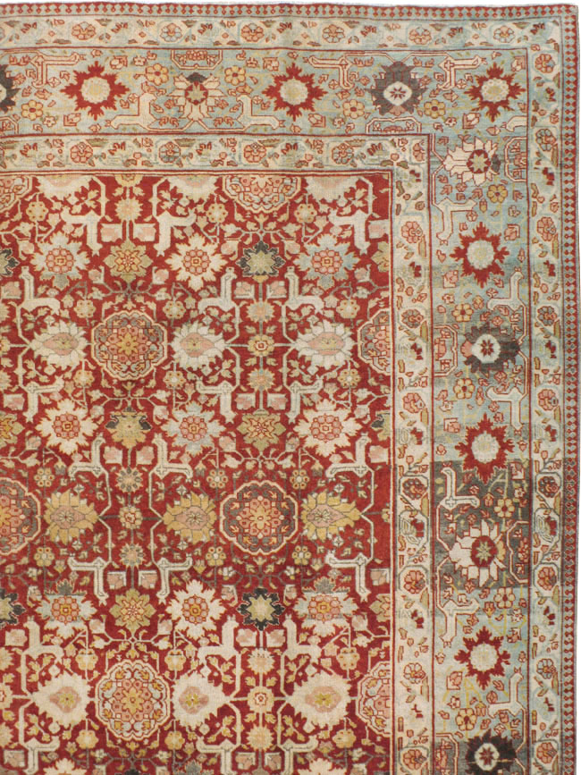 Vintage Persian Tabriz Carpet, No.23309 - Gsblank
