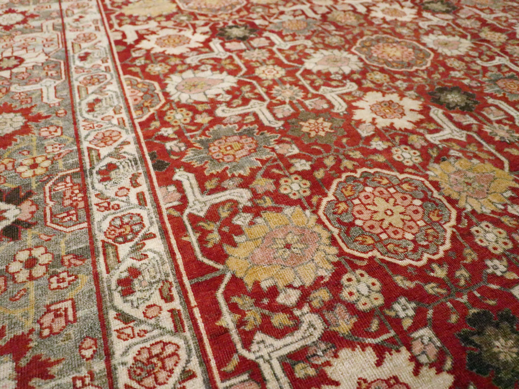 Vintage Persian Tabriz Carpet, No.23309 - Gsblank