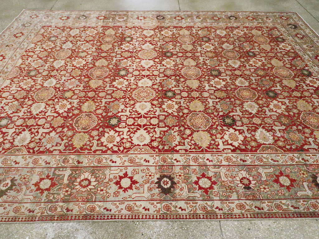 Vintage Persian Tabriz Carpet, No.23309 - Gsblank