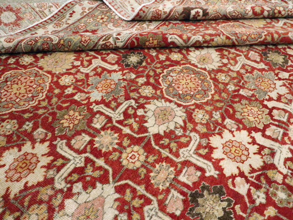 Vintage Persian Tabriz Carpet, No.23309 - Gsblank