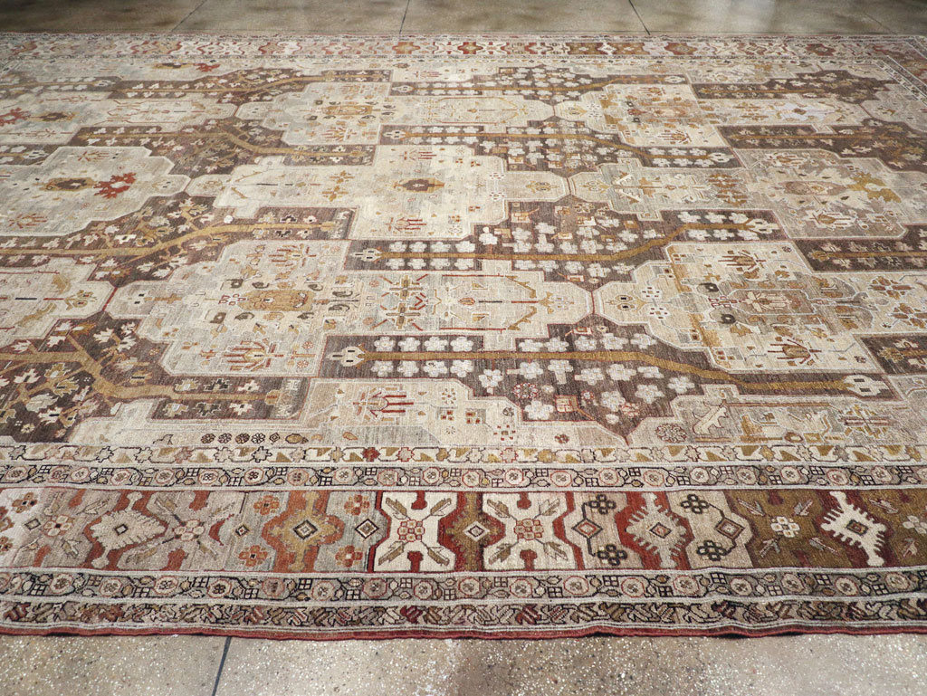 Antique Persian Malayer Oversize Carpet, No.23317 - Gsblank