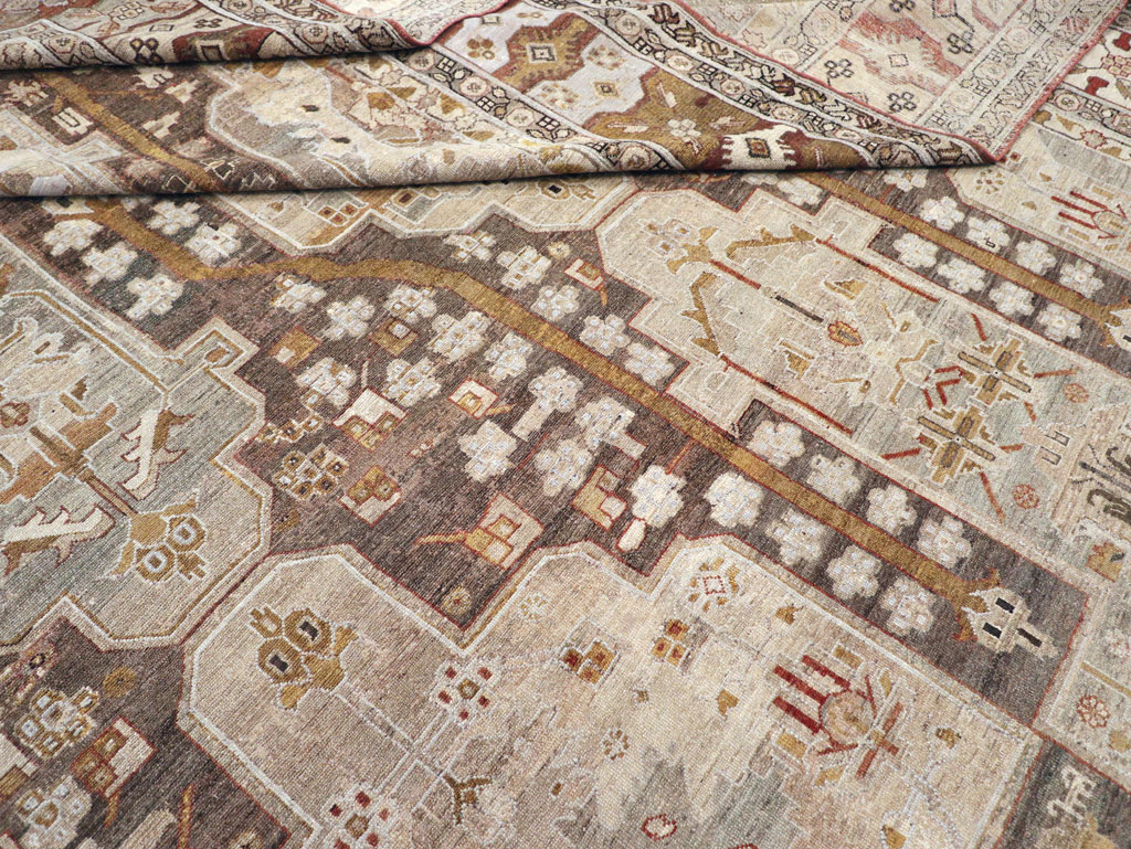 Antique Persian Malayer Oversize Carpet, No.23317 - Gsblank