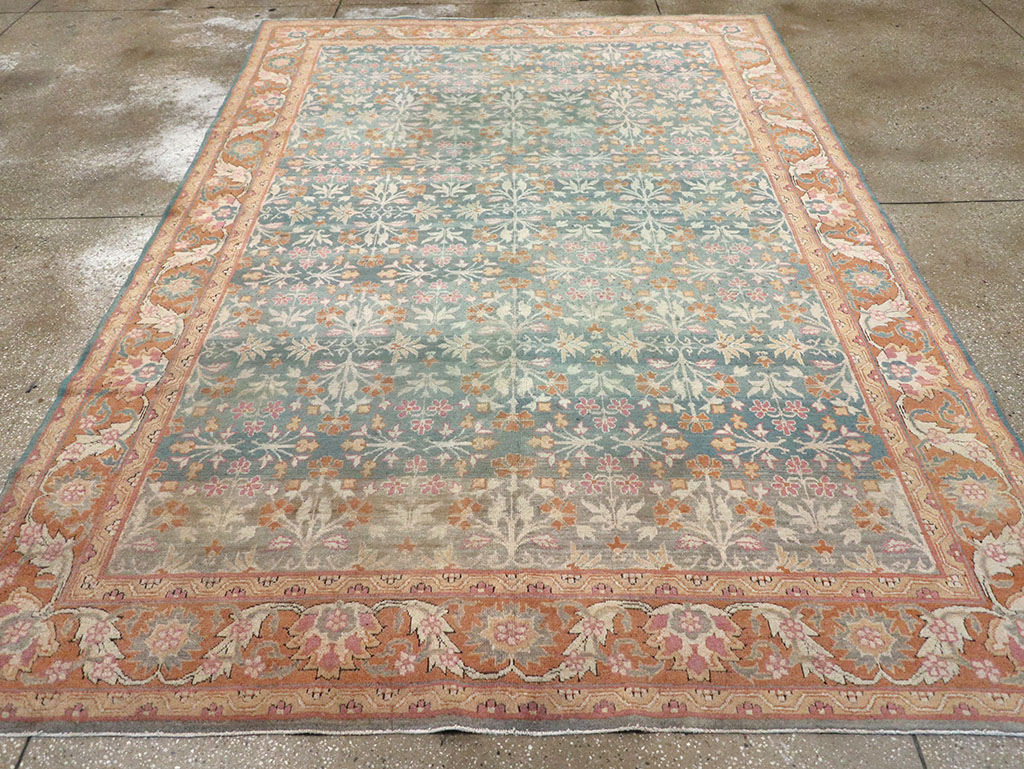 Vintage Indian Amritsar Carpet, No.23323 - Gsblank