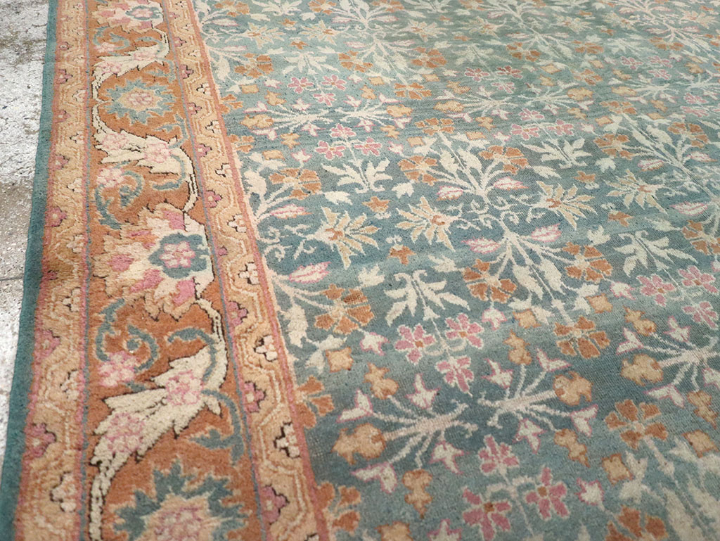 Vintage Indian Amritsar Carpet, No.23323 - Gsblank