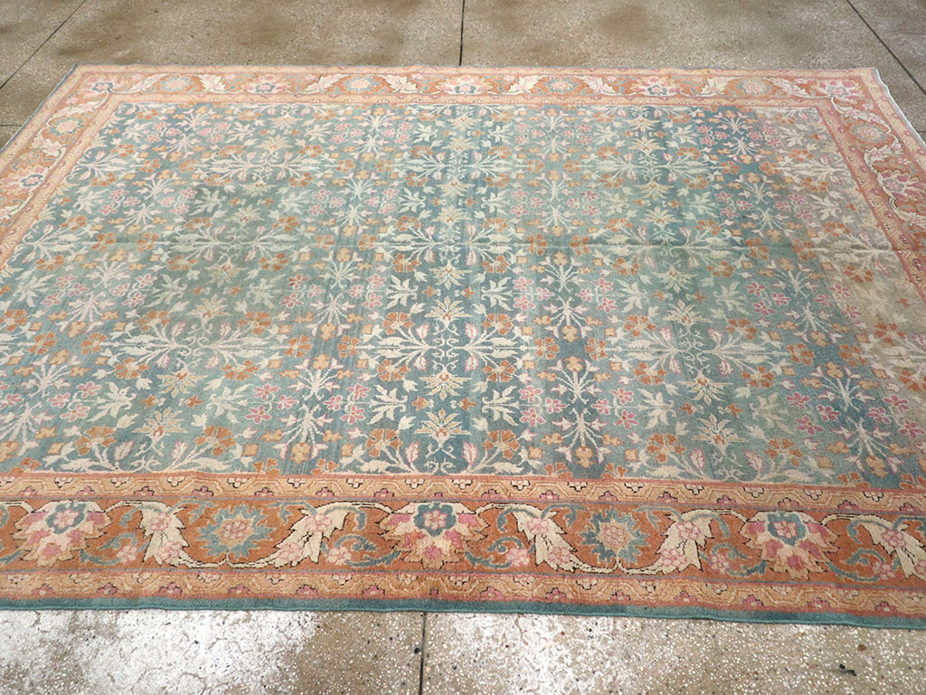 Vintage Indian Amritsar Carpet, No.23323 - Gsblank