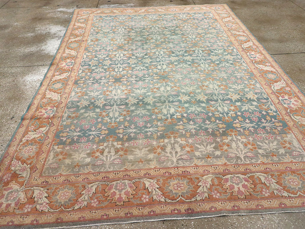 Vintage Indian Amritsar Carpet, No.23323 - Gsblank
