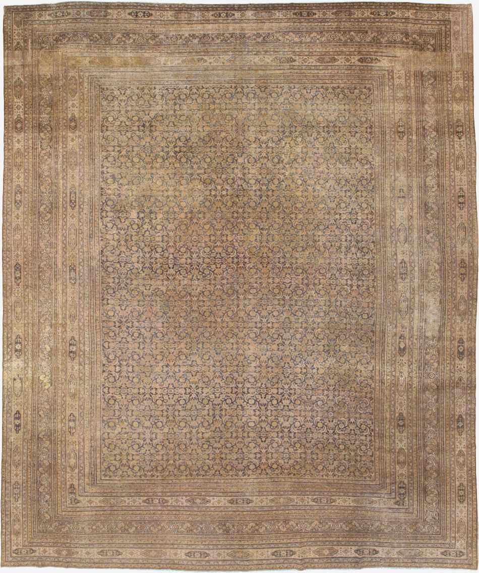 Antique Persian Dorokhsh Carpet, No.23324 - Gsblank