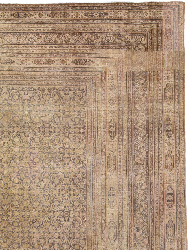 Antique Persian Dorokhsh Carpet, No.23324 - Gsblank
