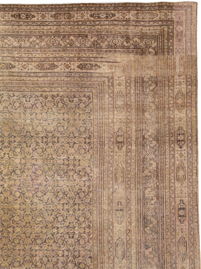 Antique Persian Dorokhsh Carpet, No.23324 - Gsblank