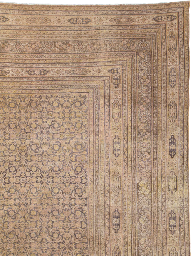 Antique Persian Dorokhsh Carpet, No.23324 - Gsblank