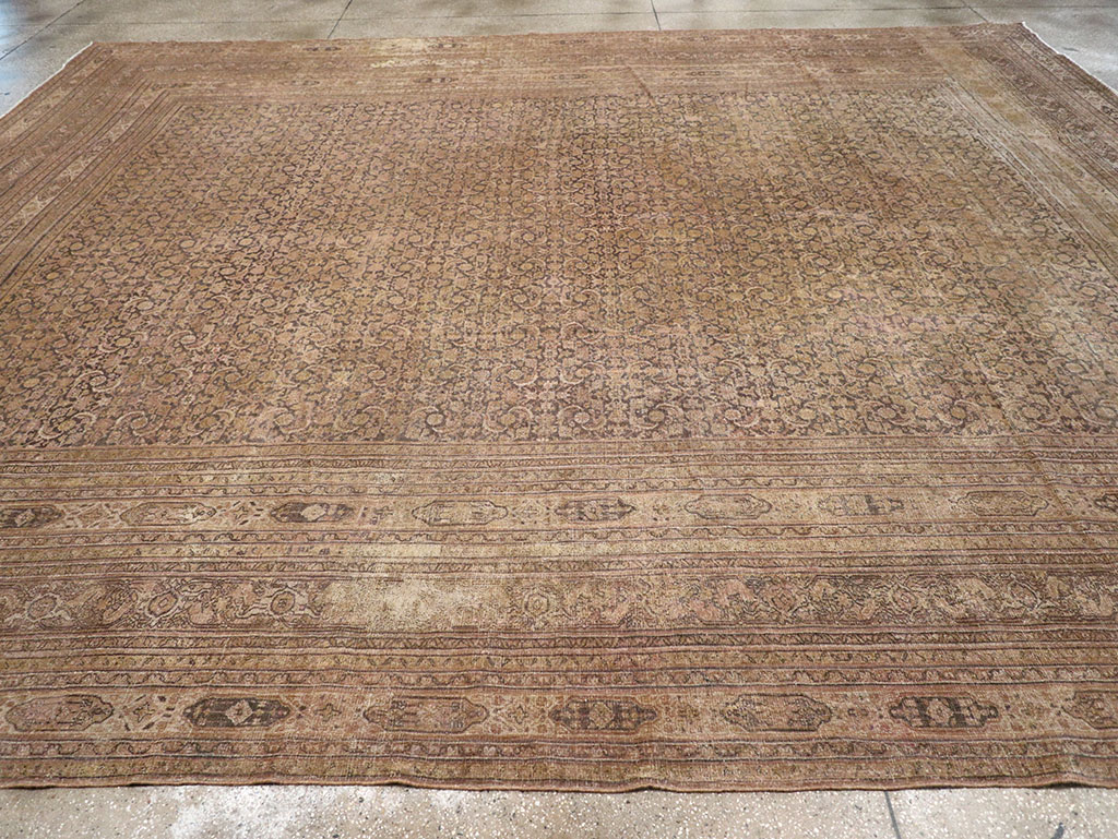 Antique Persian Dorokhsh Carpet, No.23324 - Gsblank