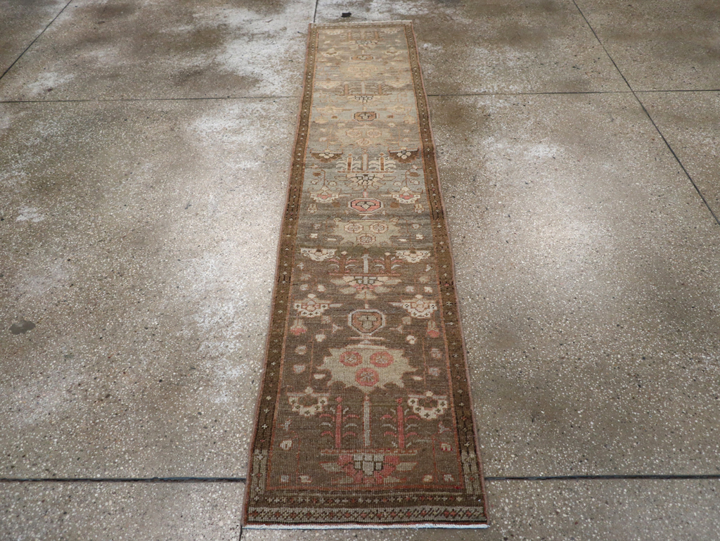 Antique Persian Heriz Runner, No.23337 - Gsblank