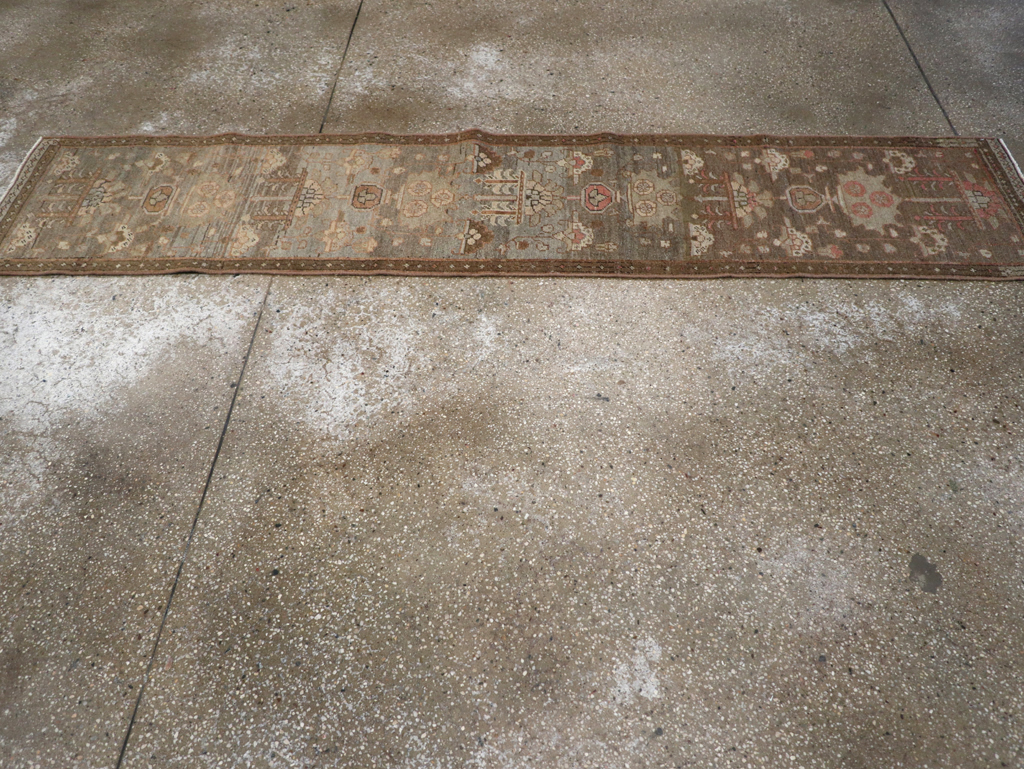 Antique Persian Heriz Runner, No.23337 - Gsblank