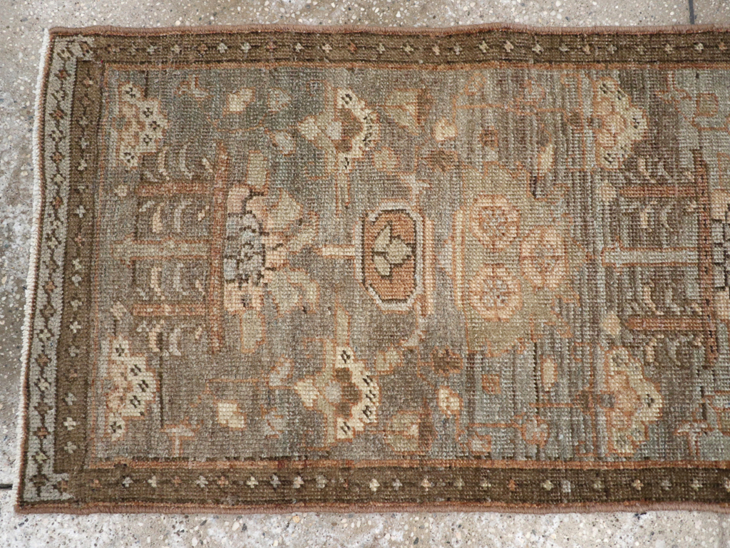Antique Persian Heriz Runner, No.23337 - Gsblank