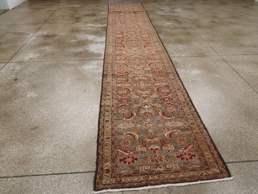 Vintage Persian Malayer Runner, No.23338 - Gsblank