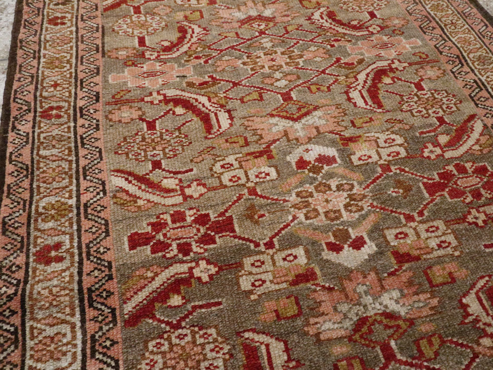 Vintage Persian Malayer Runner, No.23338 - Gsblank