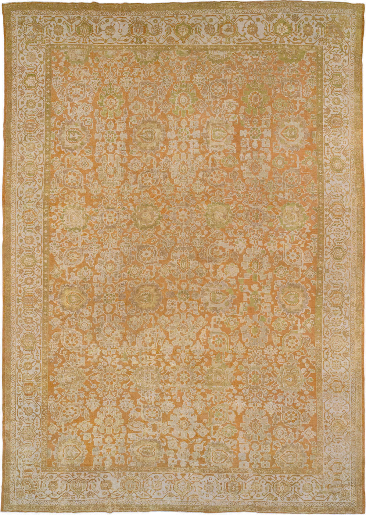 Antique Persian Mahal Large Carpet, No.23340 - Gsblank