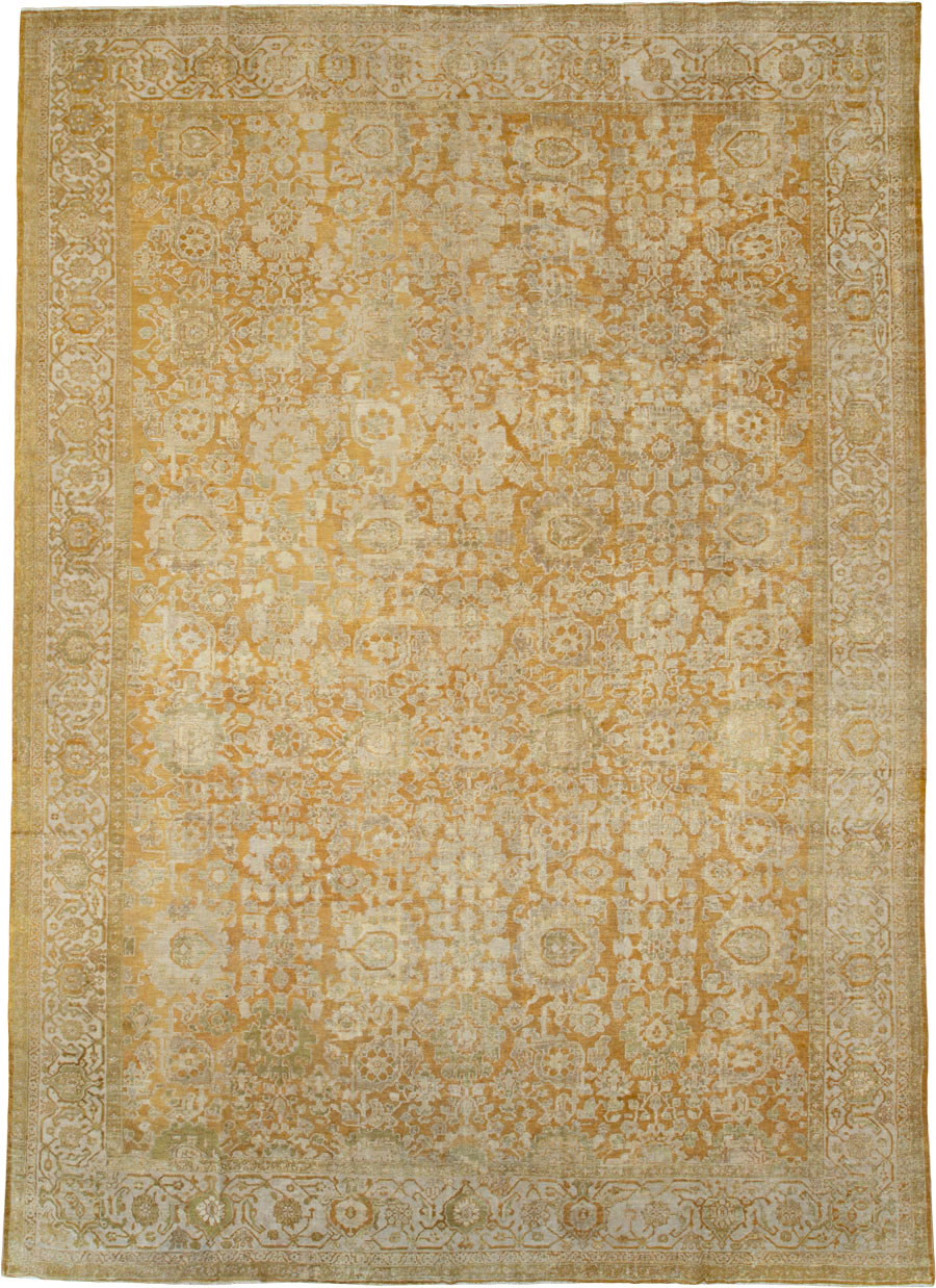 Antique Persian Mahal Large Carpet, No.23340 - Gsblank