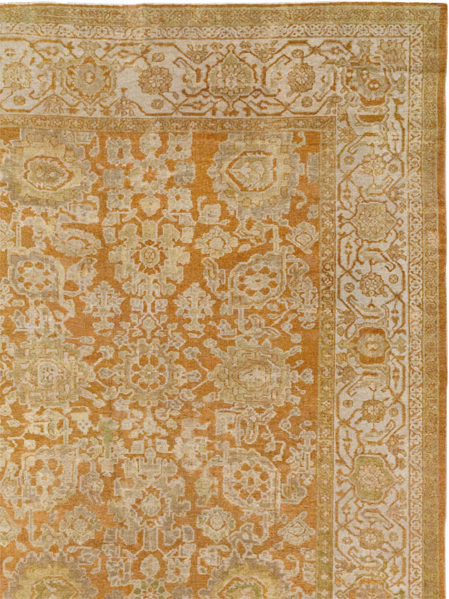 Antique Persian Mahal Large Carpet, No.23340 - Gsblank