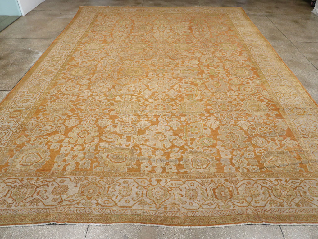 Antique Persian Mahal Large Carpet, No.23340 - Gsblank