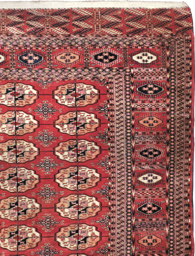 Vintage Central Asian Tekke Rug, No.23341 - Gsblank