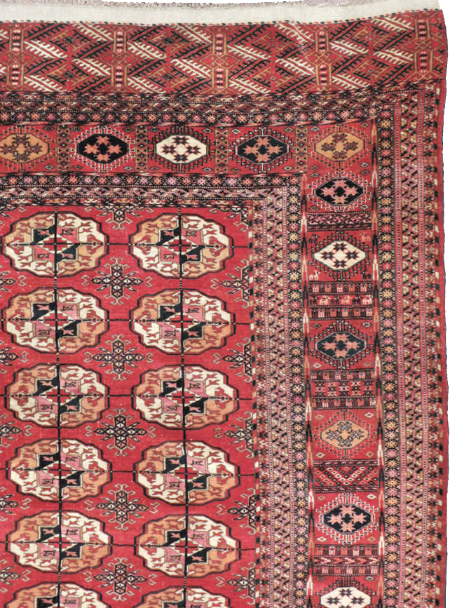 Vintage Central Asian Tekke Rug, No.23341 - Gsblank