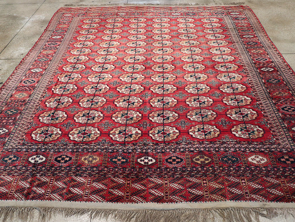 Vintage Central Asian Tekke Rug, No.23341 - Gsblank