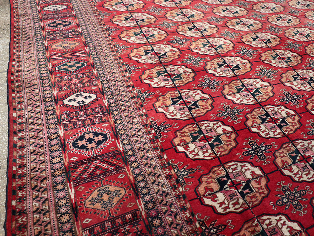 Vintage Central Asian Tekke Rug, No.23341 - Gsblank