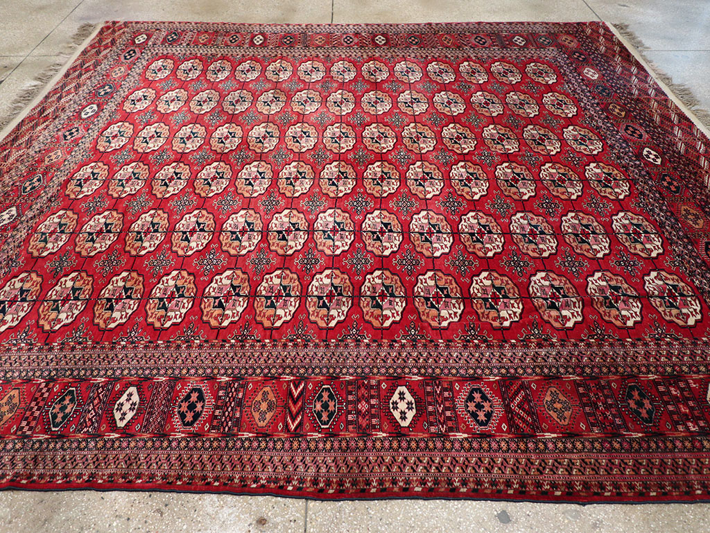 Vintage Central Asian Tekke Rug, No.23341 - Gsblank